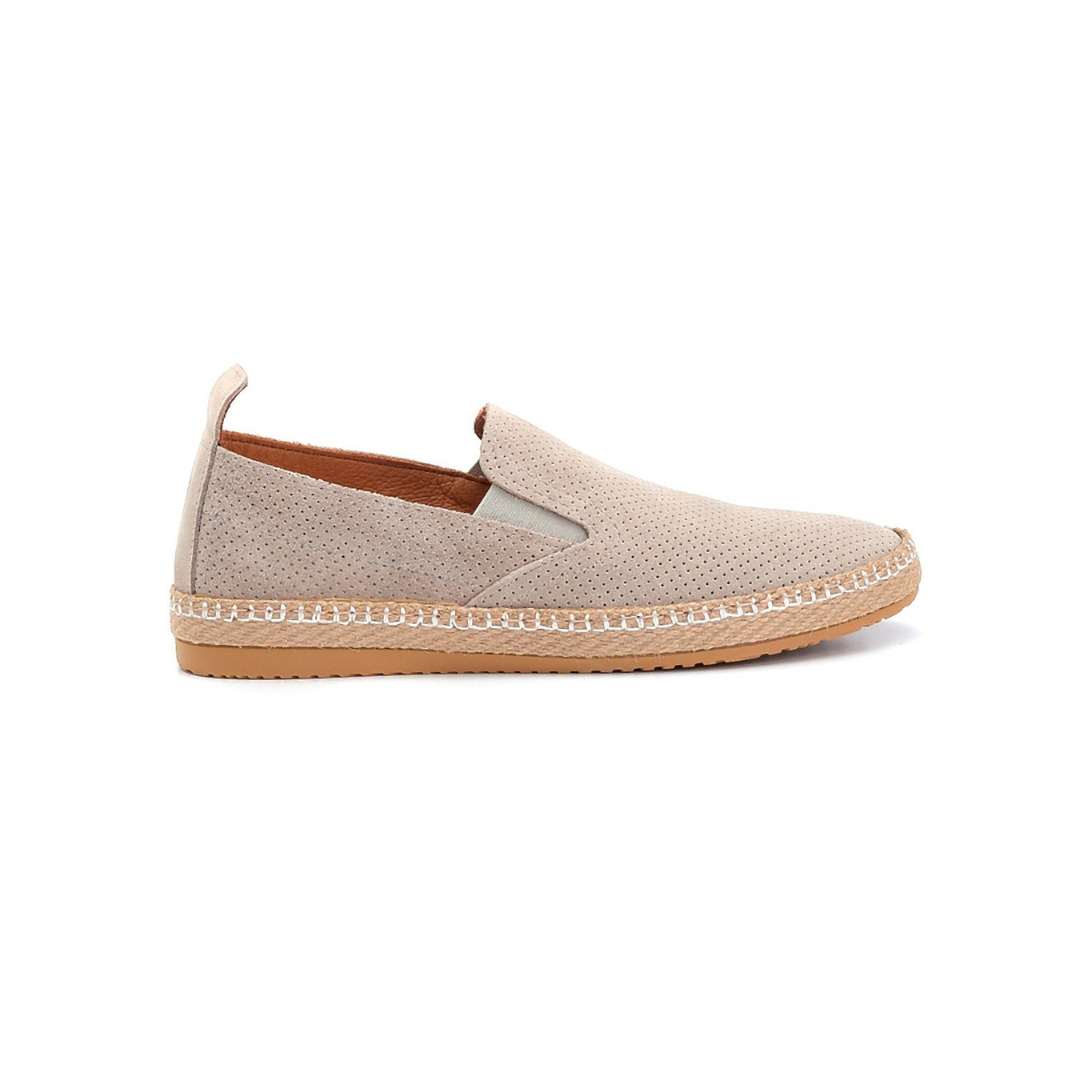 Men Leather Suede Espadrilles