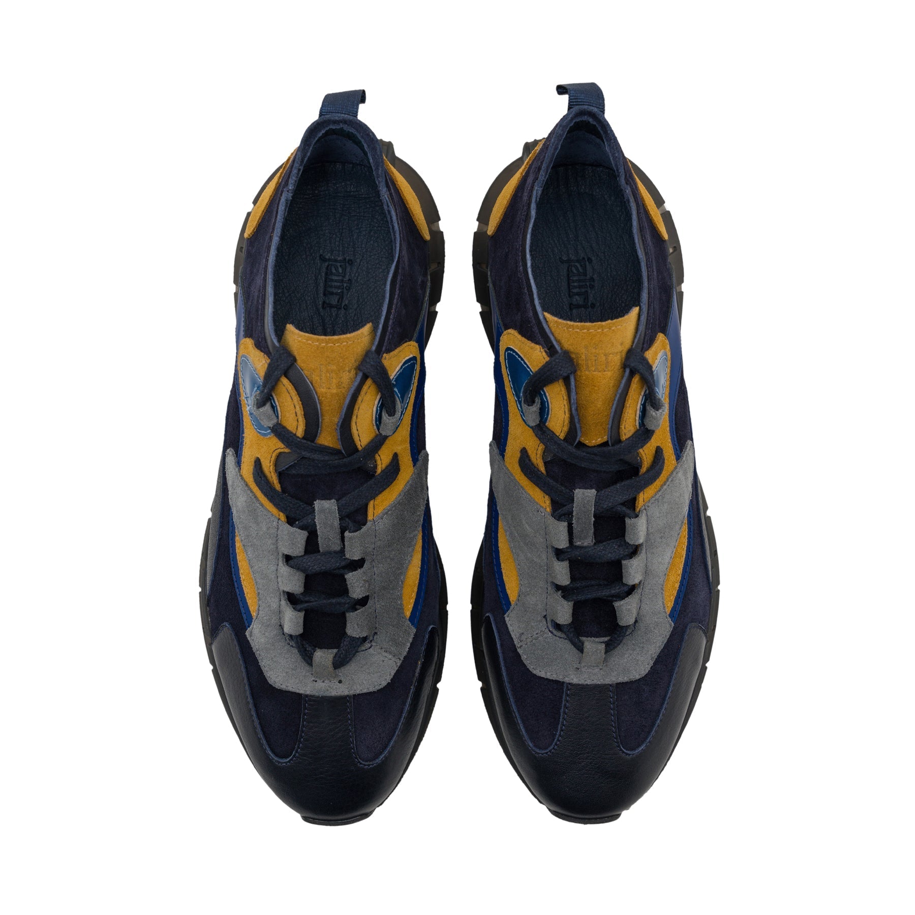 Evander Navy Blue Suede Sneaker