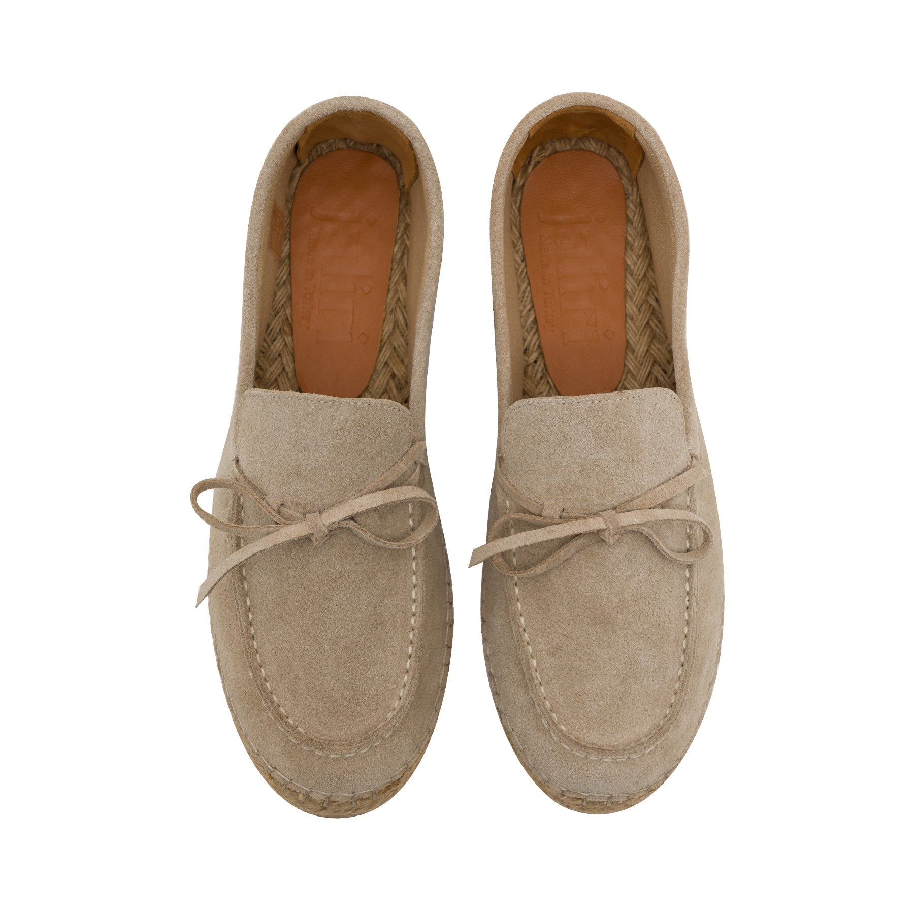 Santano Beige Suede Espadrille