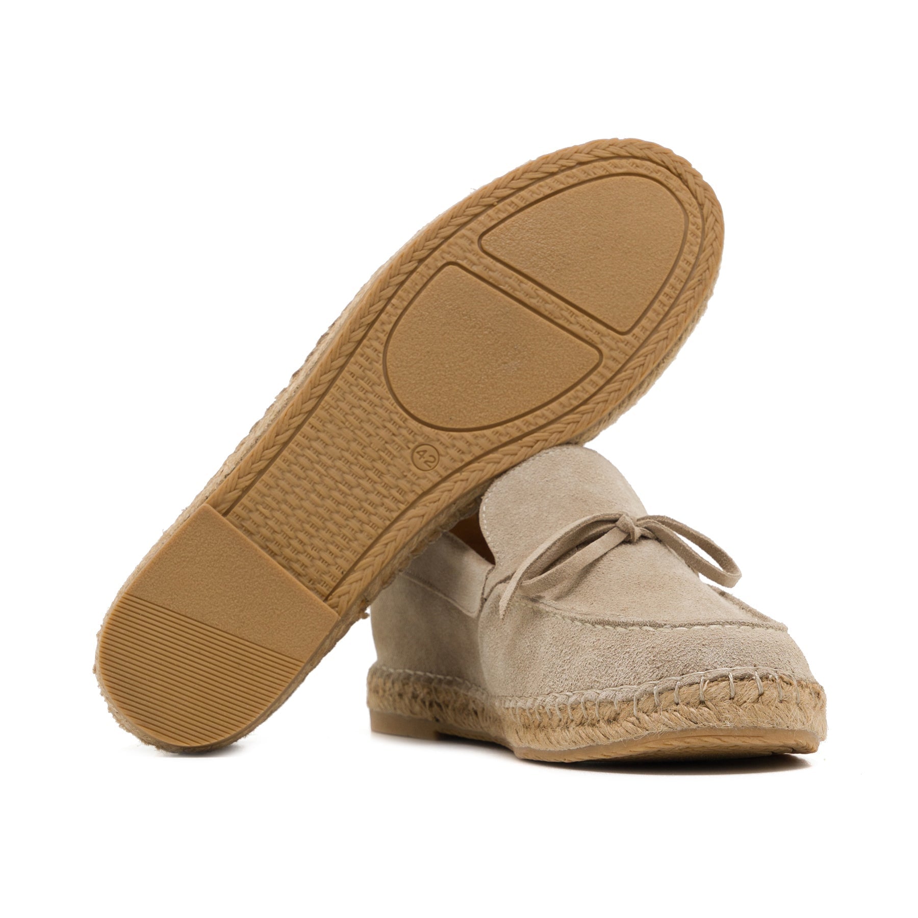 Santano Beige Suede Espadrille