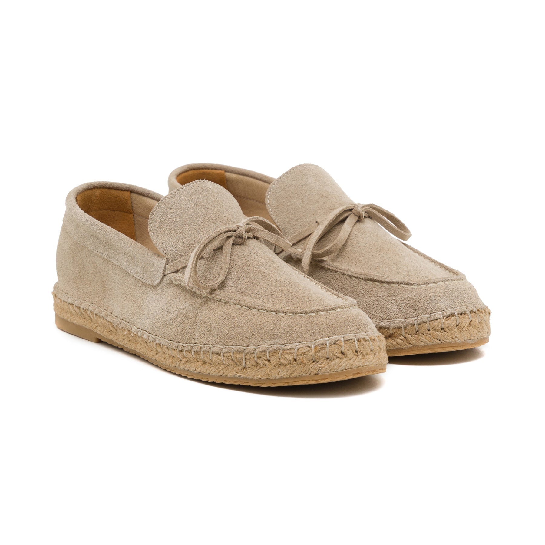 Santano Beige Suede Espadrille