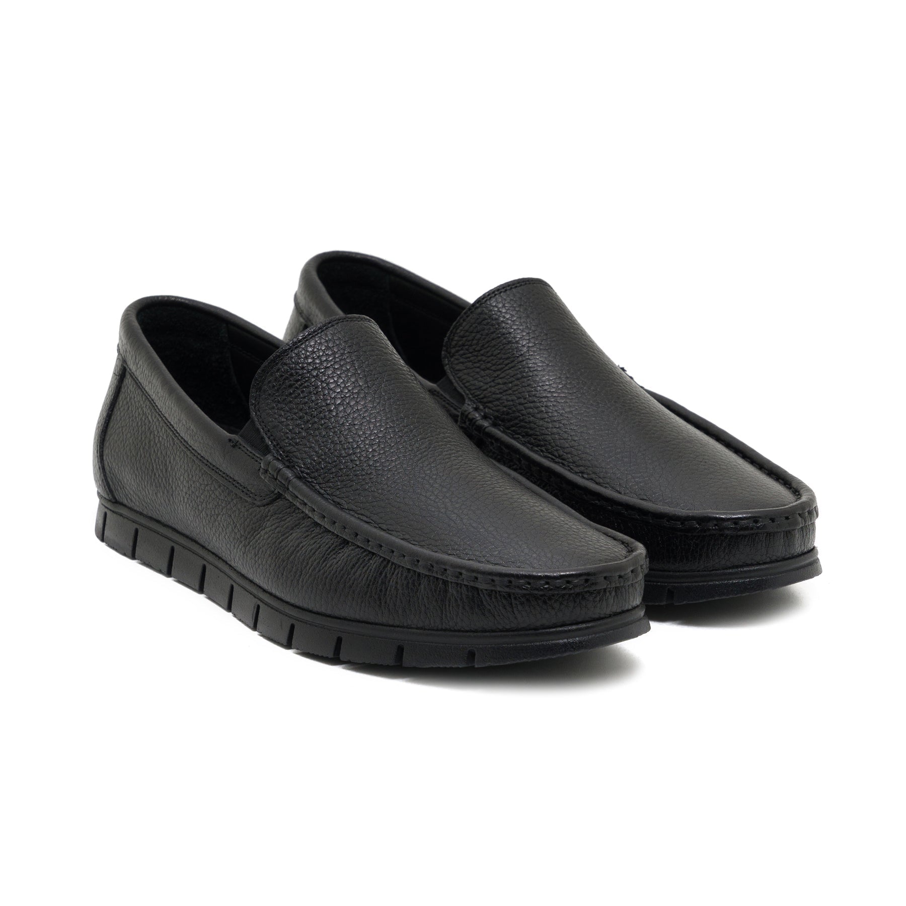 Eutalio Black Flexible Loafer