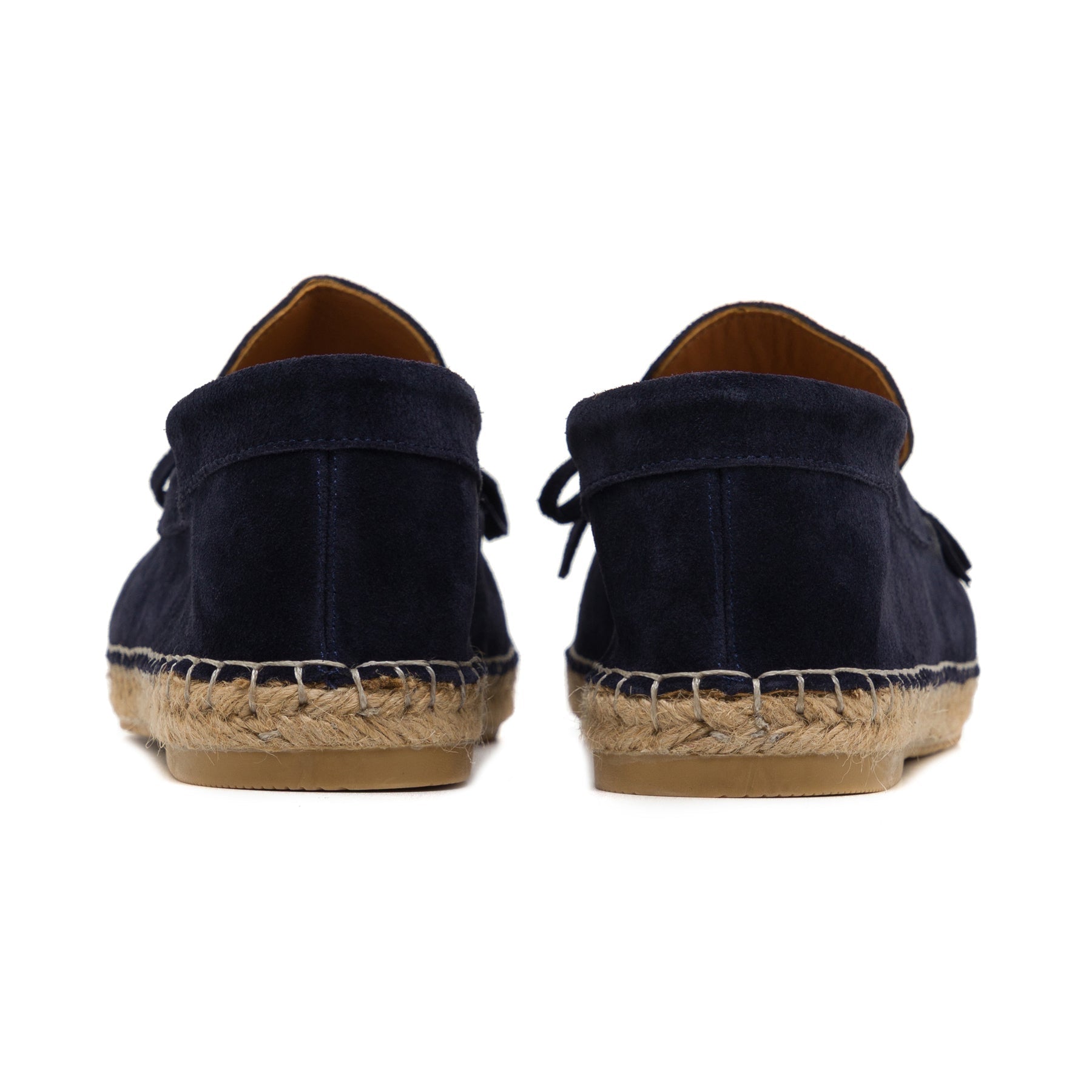 Santano Navy Blue Suede Espadrille