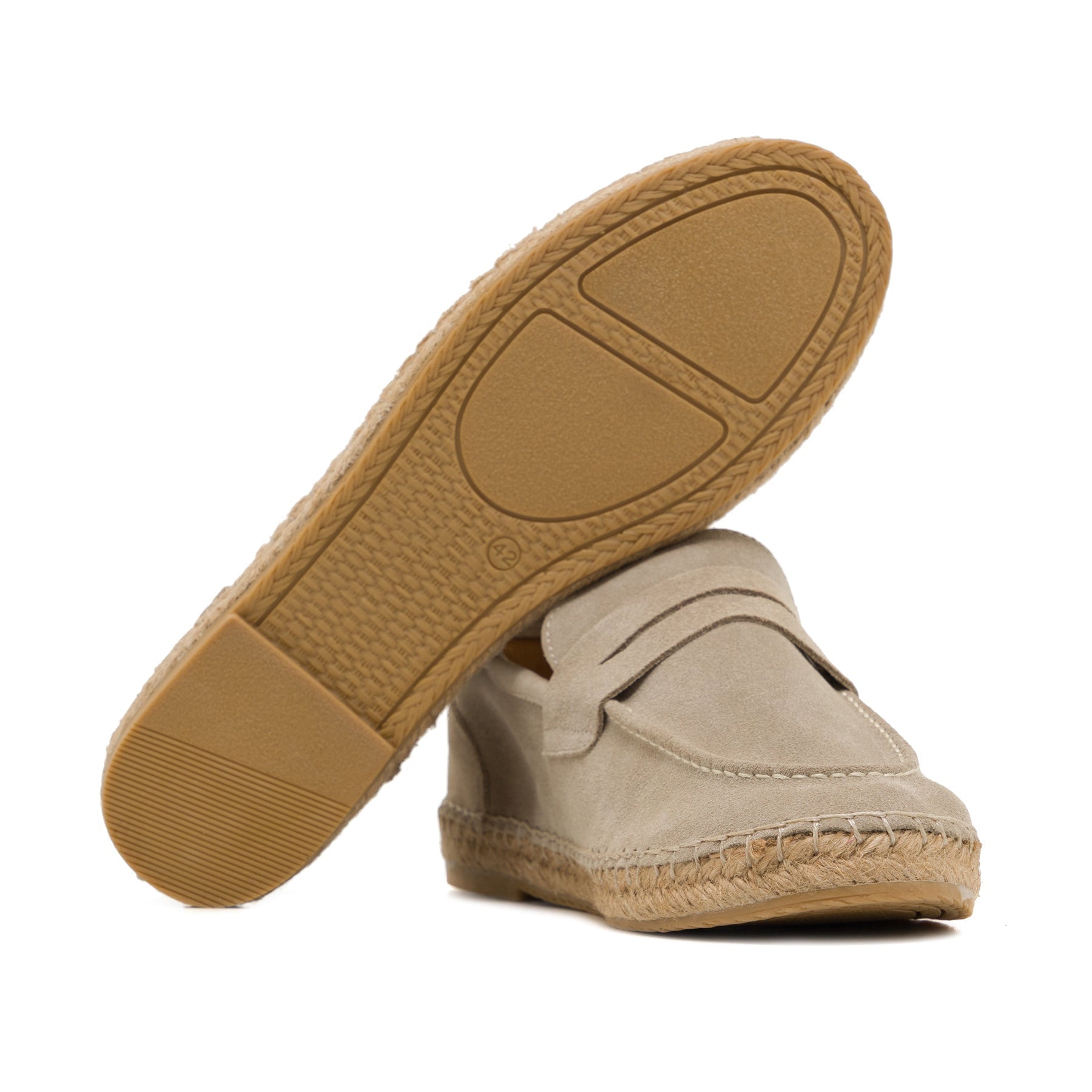 Neil Beige Suede Espadrille