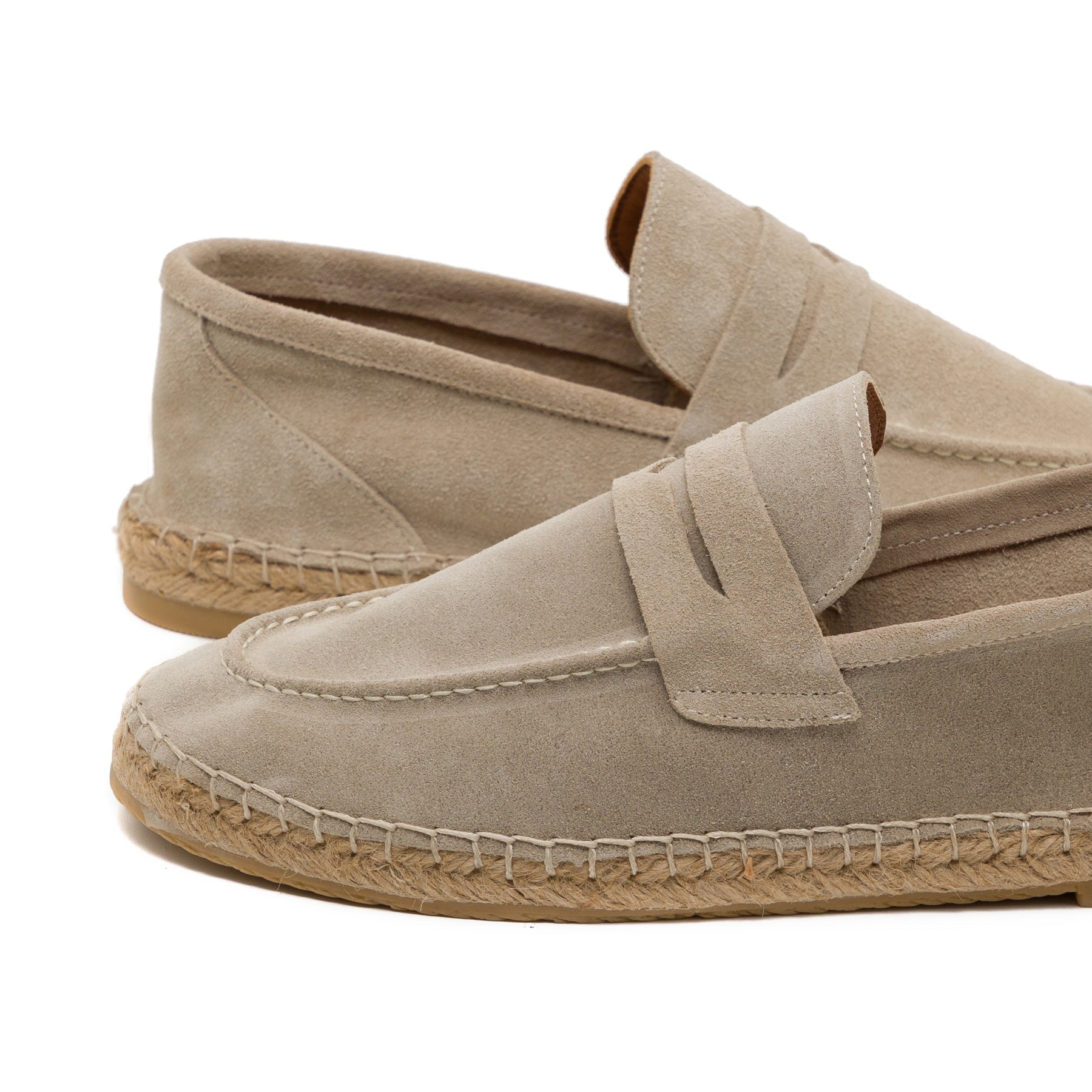 Neil Beige Suede Espadrille