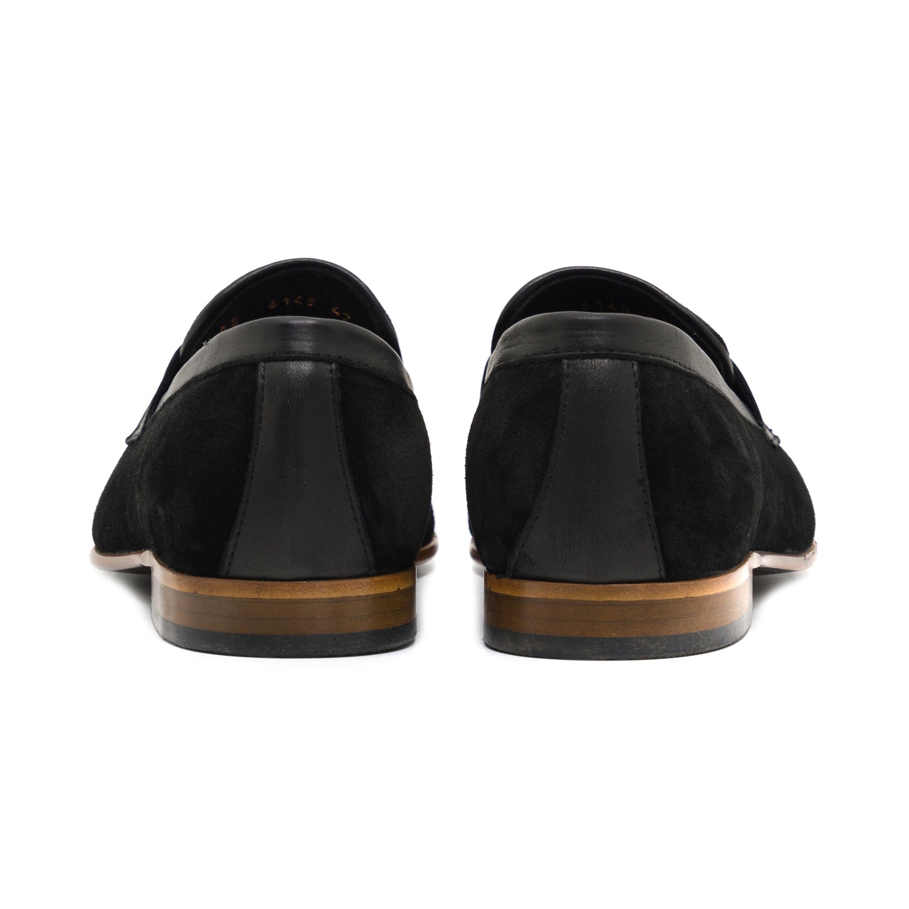 Griffin Black Suede Loafer