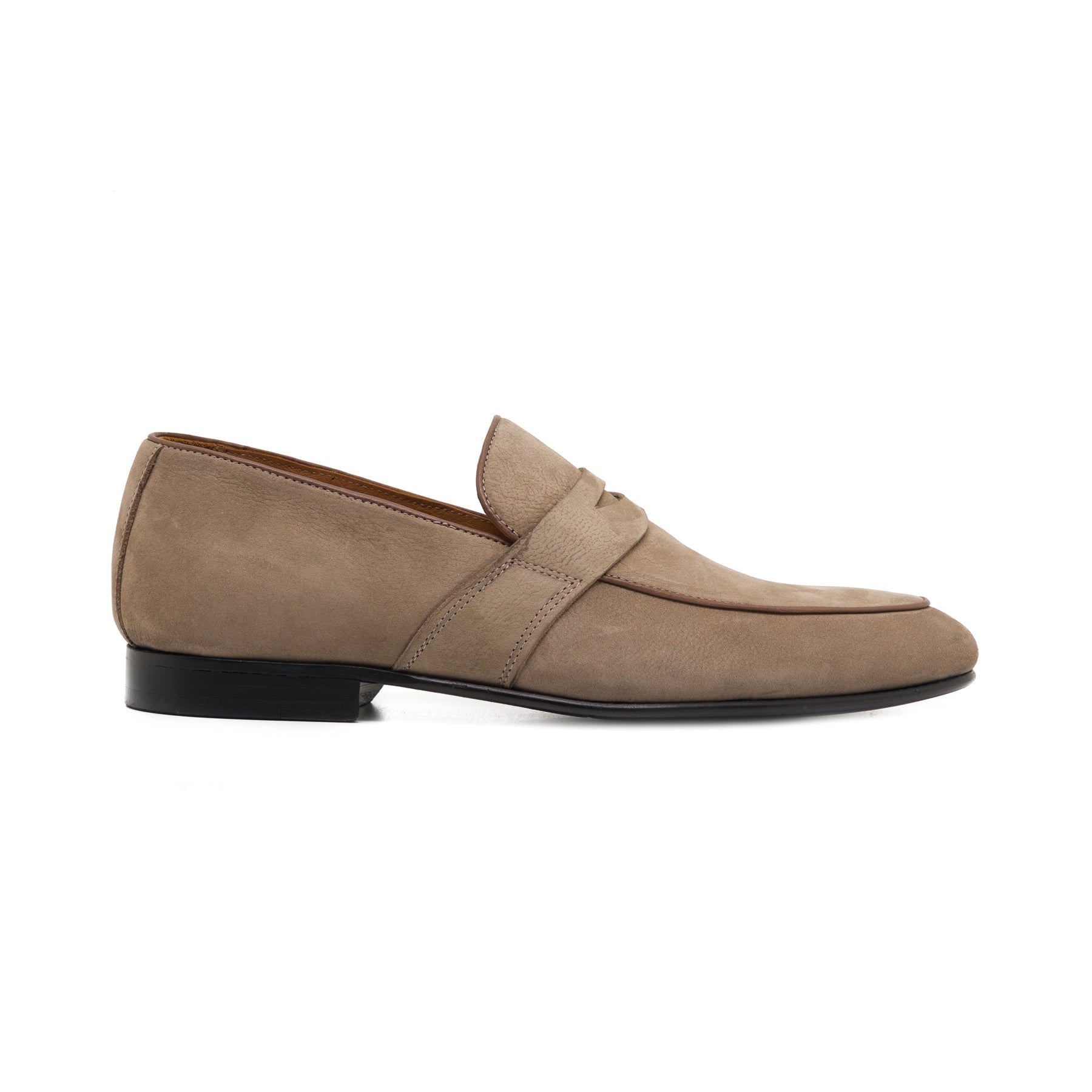 Alfihar Beige Nubuck Casual Loafer