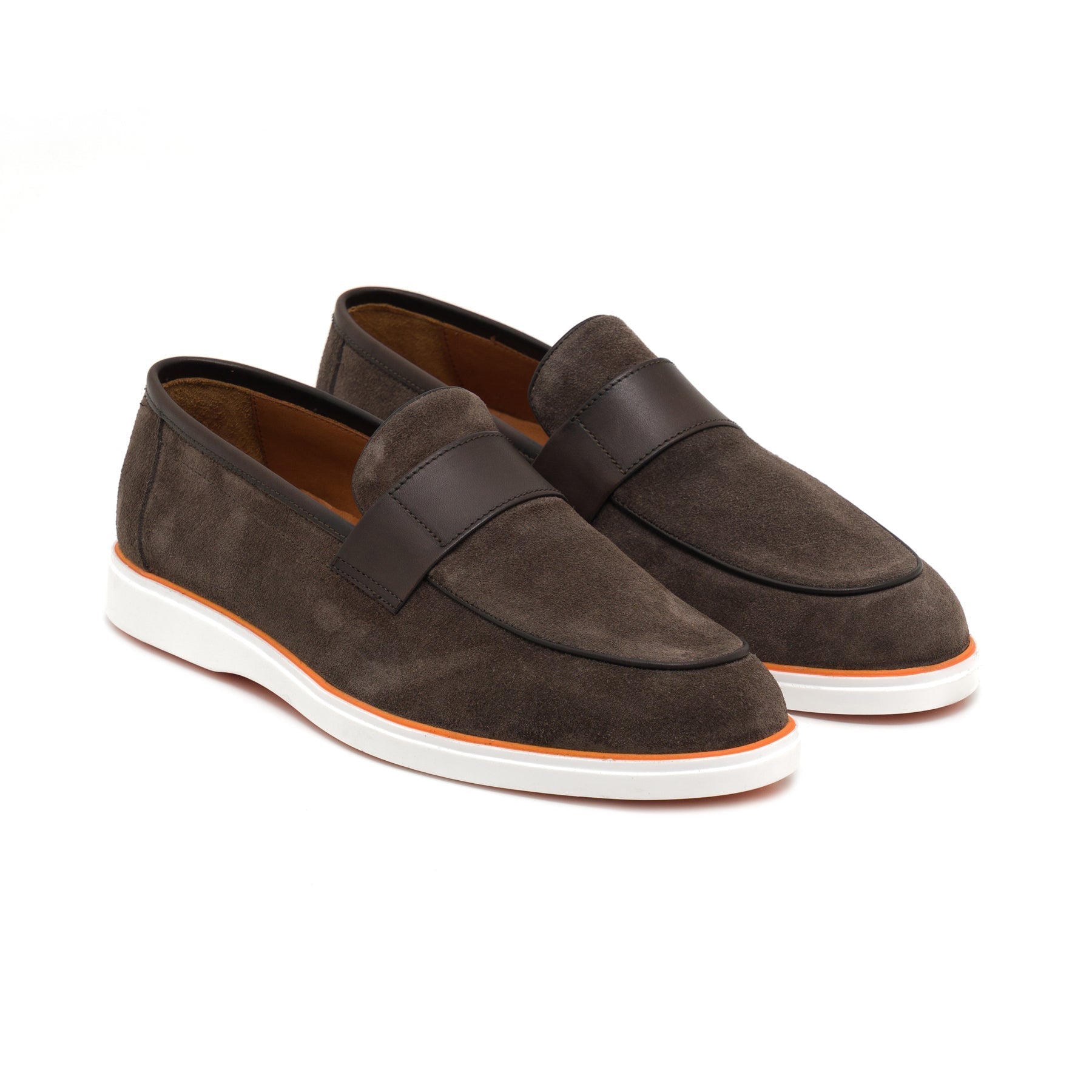 Myles Grey Suede Loafer