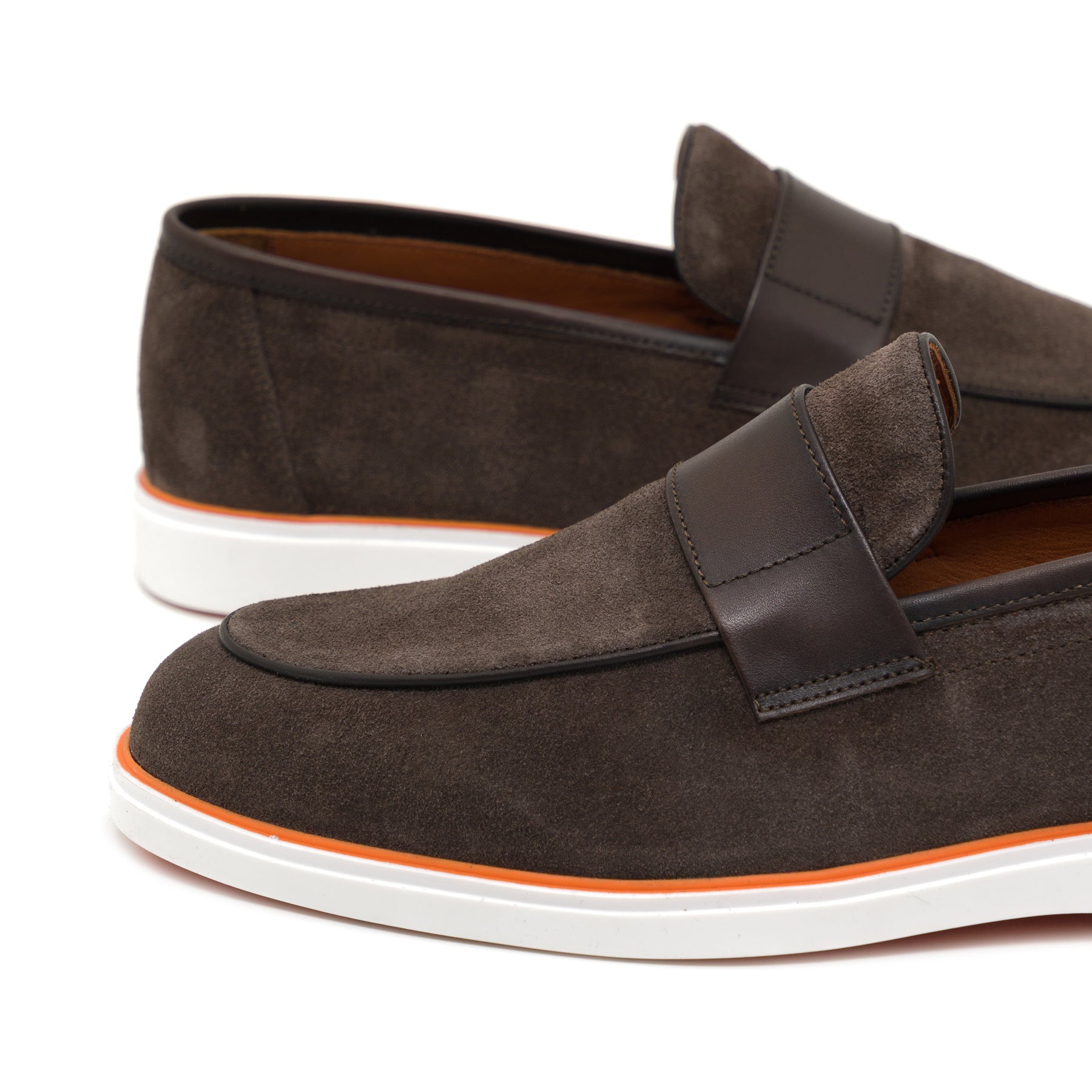 Myles Grey Suede Loafer