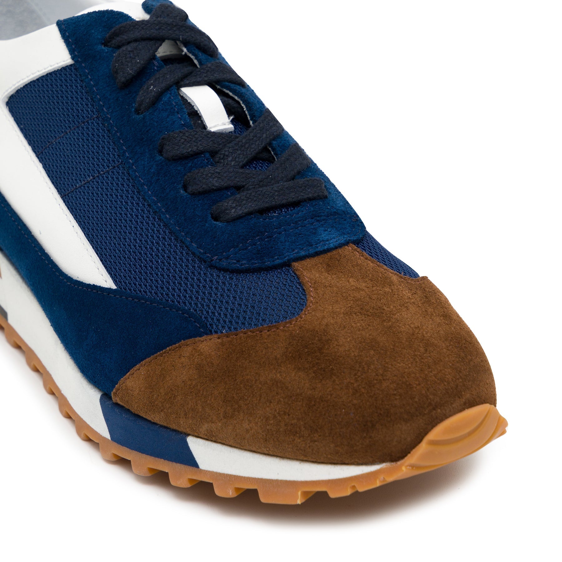 Cyrus Navy Blue Suede Sneaker