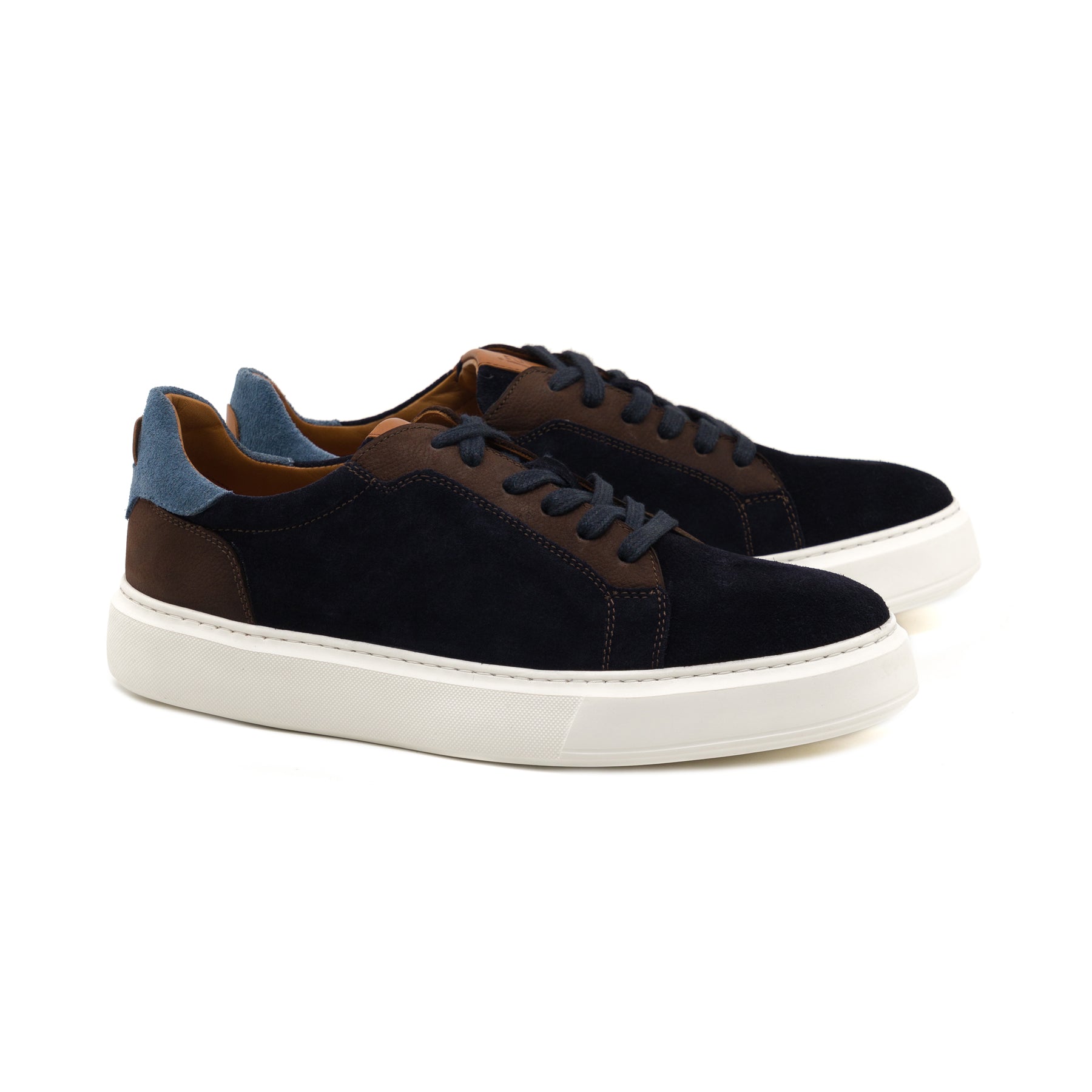 Icarus Navy Blue Suede Sneaker