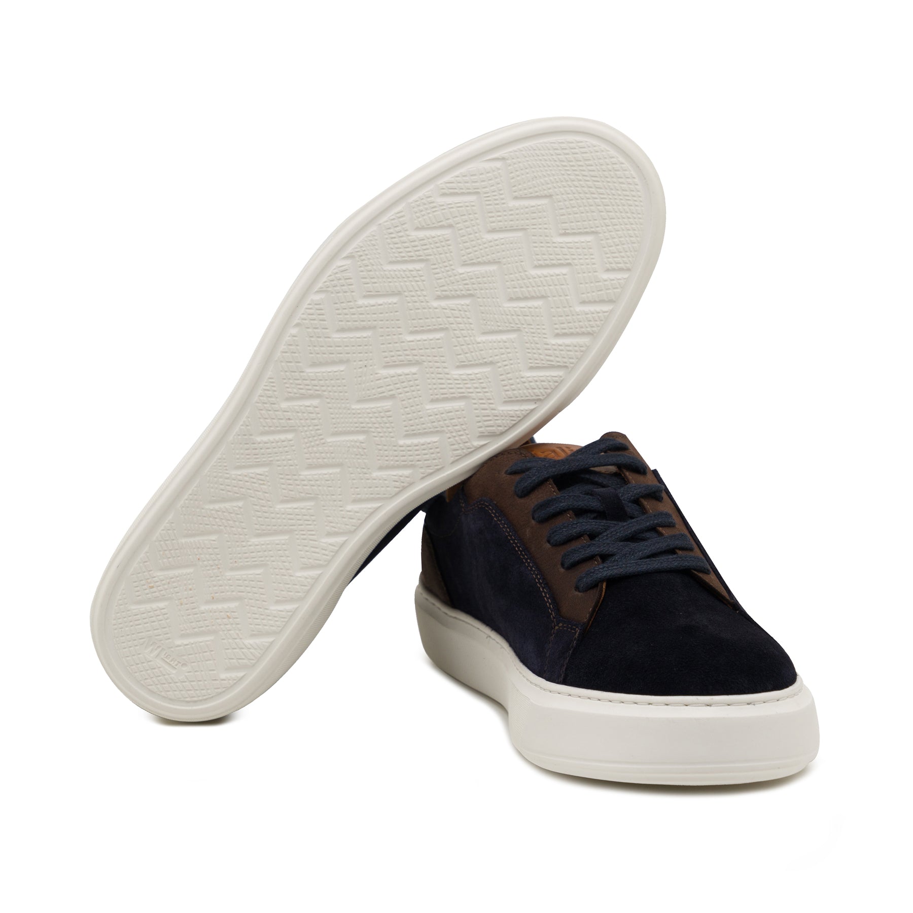 Icarus Navy Blue Suede Sneaker