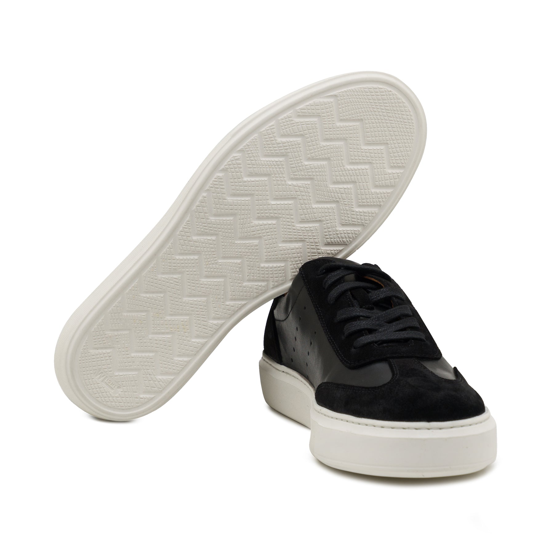 Castel Black Suede Sneaker