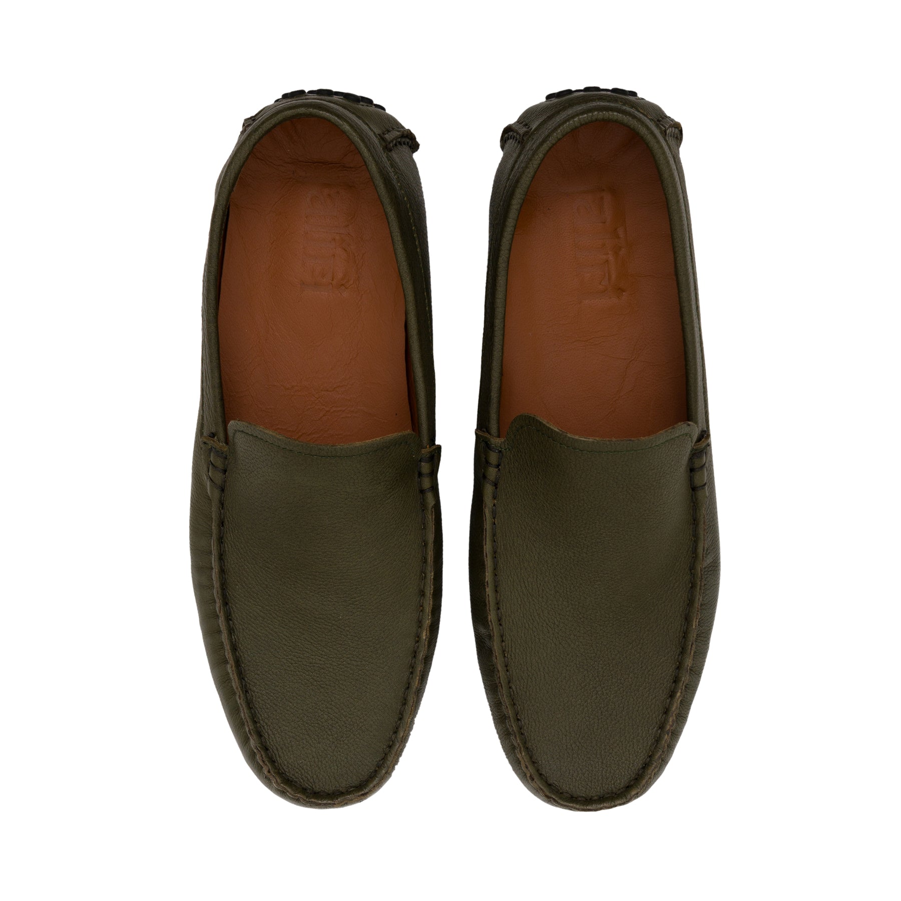 Stitch Khaki Loafer