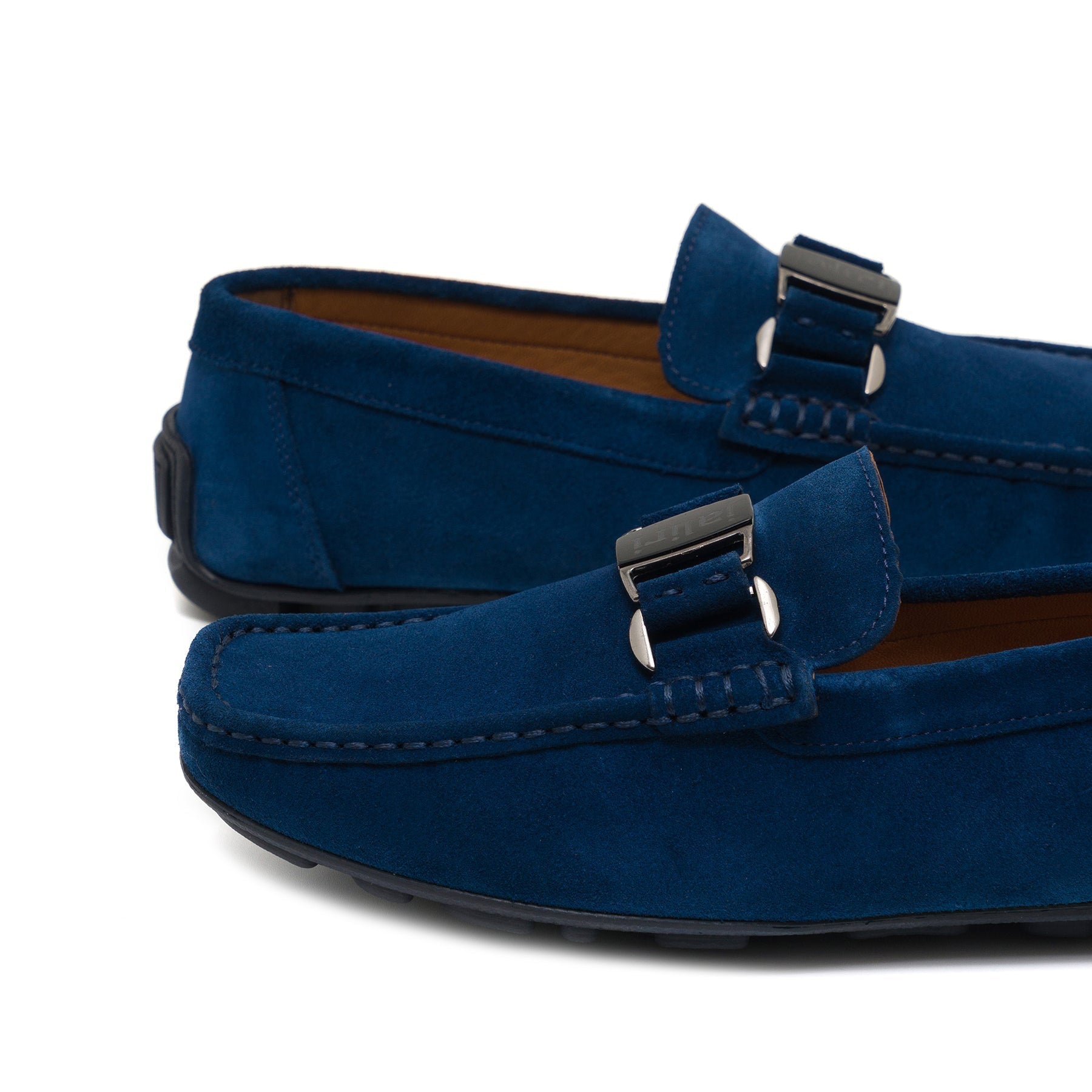 Zale Blue Suede Loafer