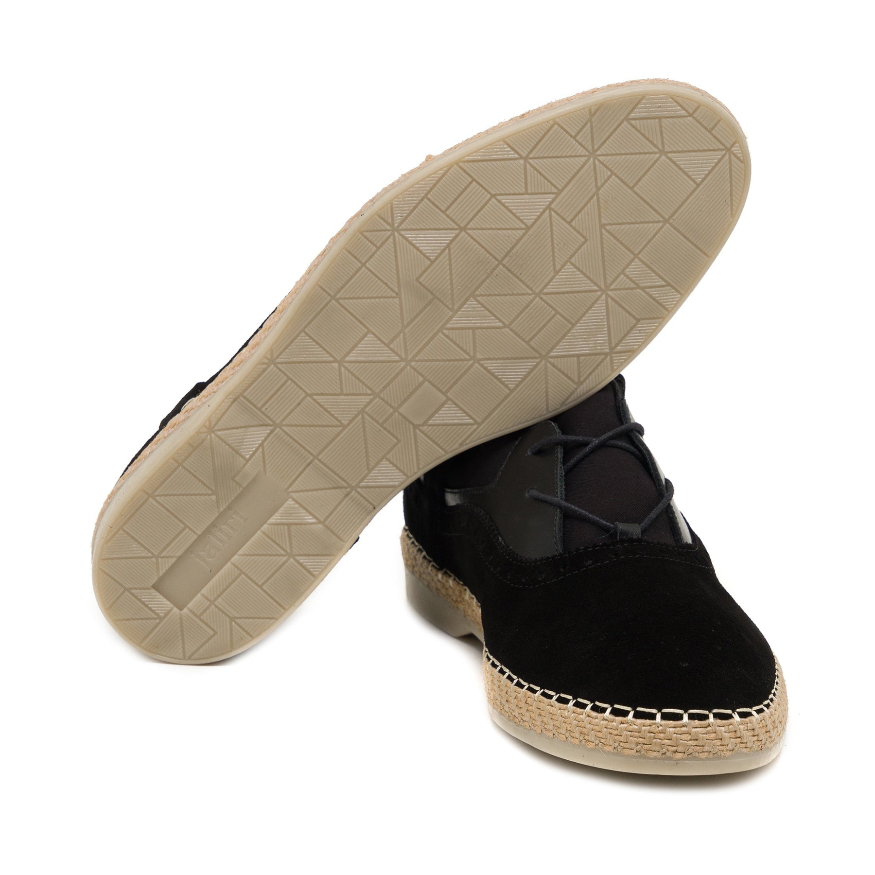 Silas Black Suede Espadrille