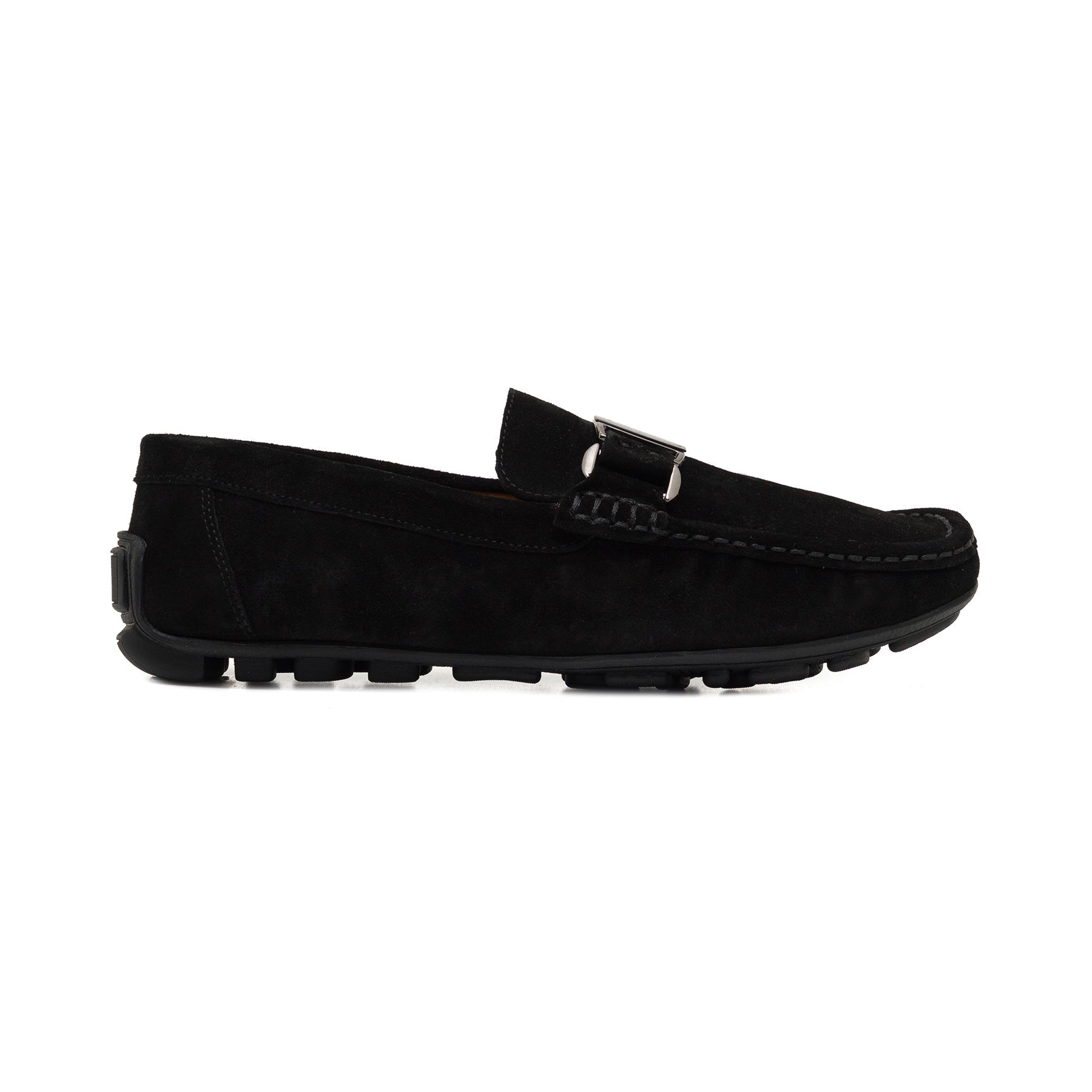 Zale Black Suede Loafer