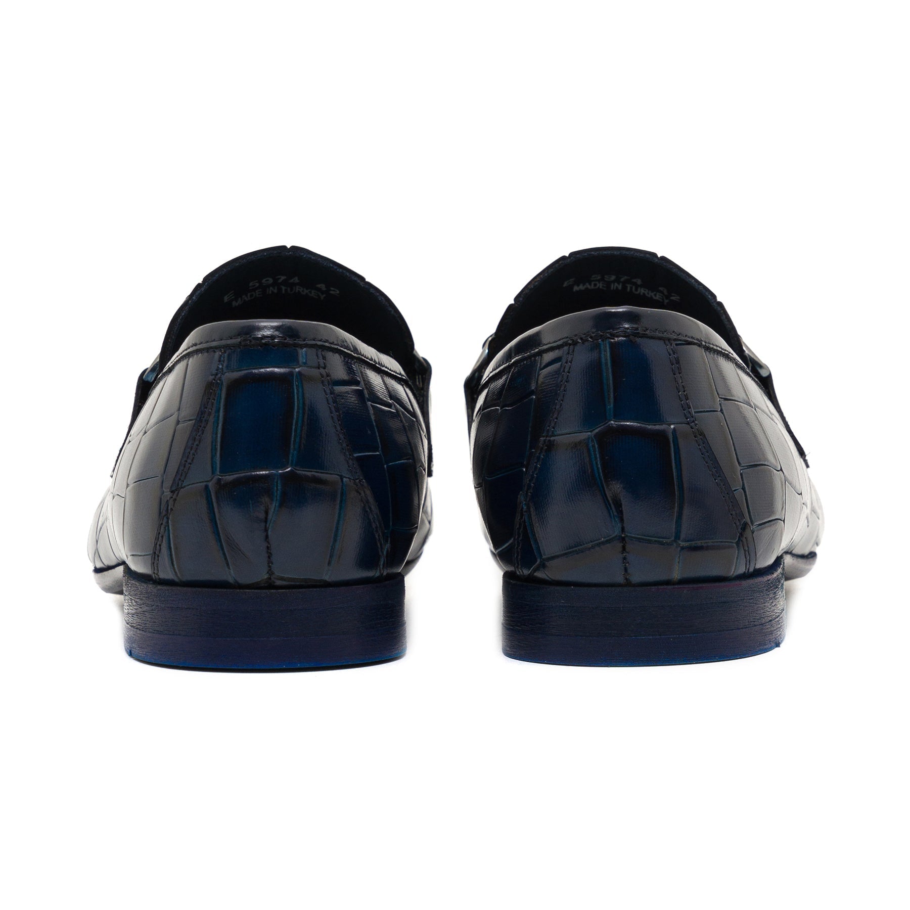 Anaconda Navy Blue Loafer